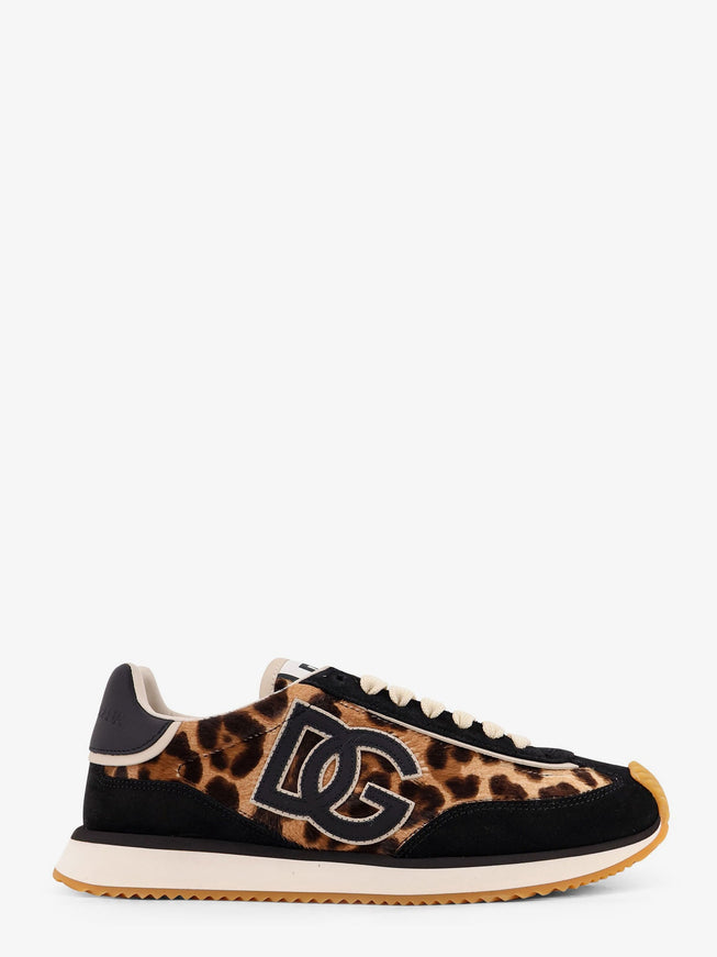 Dolce & Gabbana Dg Cushion Black White Sneakers Leonero