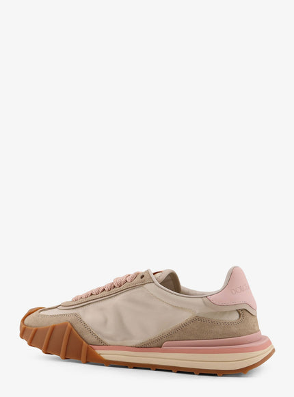 Dolce & Gabbana Nylon Sneakers With Logo Patch On The Side