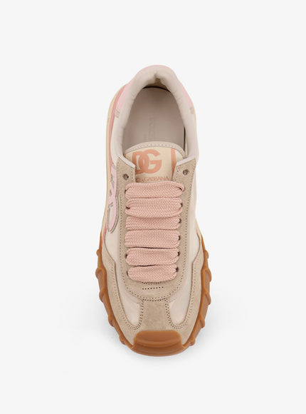 Dolce & Gabbana Nylon Sneakers With Logo Patch On The Side