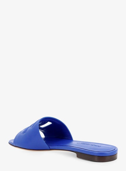 Dolce & Gabbana Leather Sandals With Dg Millennials Logo