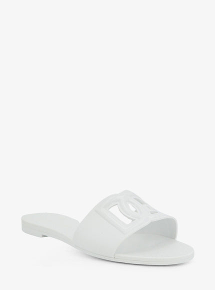 Dolce & Gabbana Pvc Sandals With Dg Logo On The Front