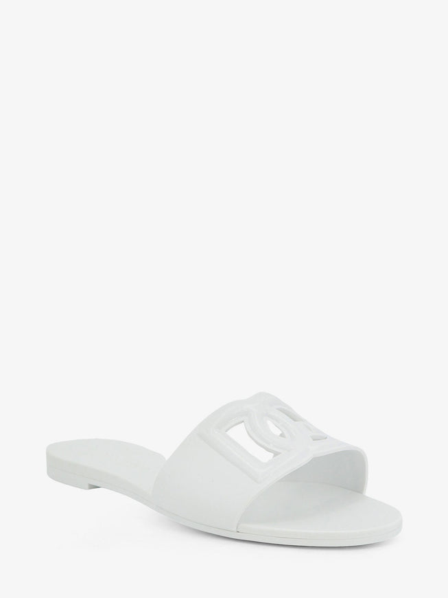 Dolce & Gabbana Pvc Sandals With Dg Logo On The Front
