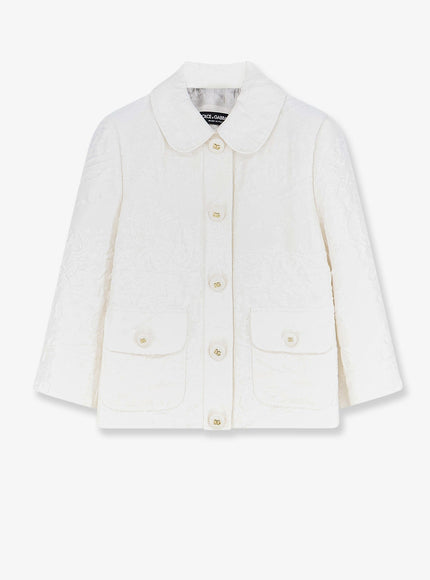 Dolce & Gabbana Gabbana Brocade Blazer Bianco