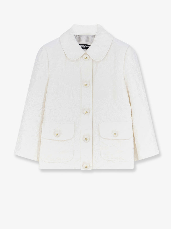 Dolce & Gabbana Gabbana Brocade Blazer Bianco