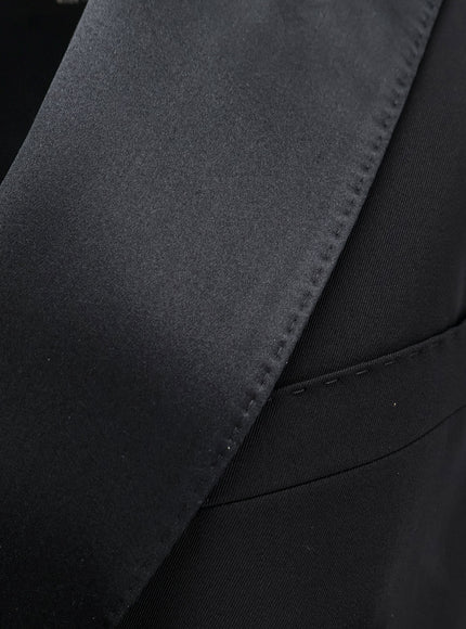 Dolce & Gabbana Virgin Wool And Silk Blend Tuxedo Vest
