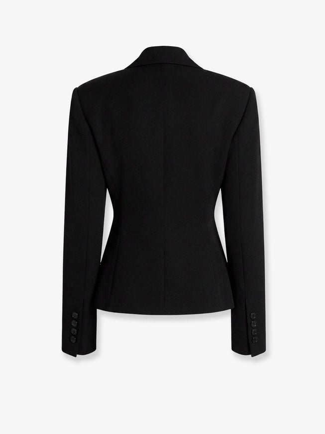 Dolce & Gabbana Double-Breasted Virgin Wool Gabardine Blazer