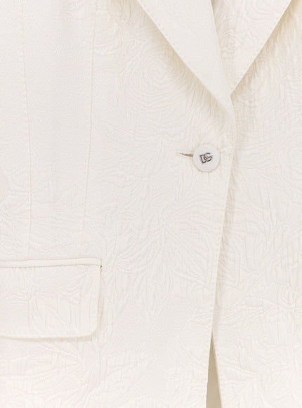 Dolce & Gabbana Brocade Turlington Blazer
