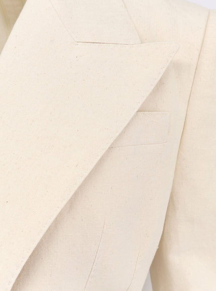 Dolce & Gabbana Taormina Rustic Canvas Blazer