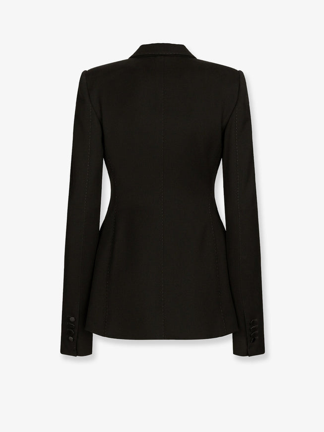 Dolce & Gabbana Tuxedo Virgin Wool And Silk Blazer