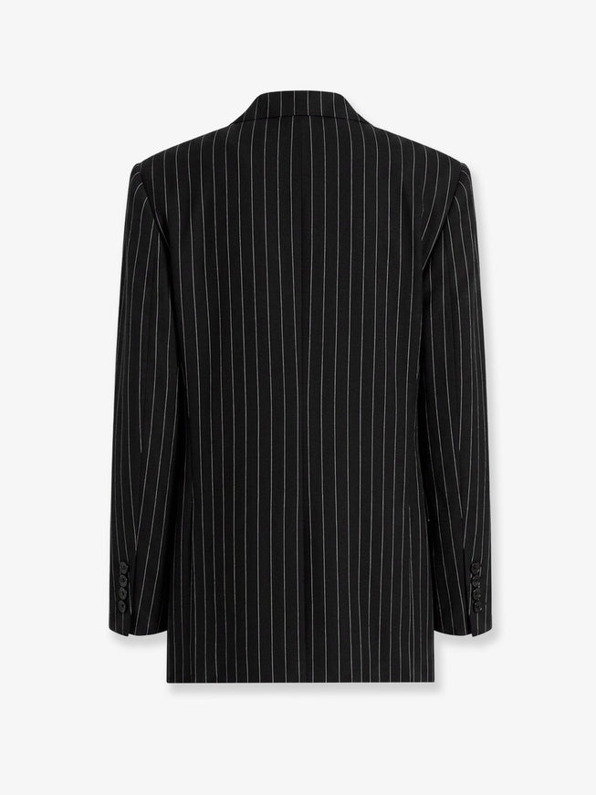 Dolce & Gabbana Sicilia Wool And Linen Blend Blazer With Pinstripe Pattern