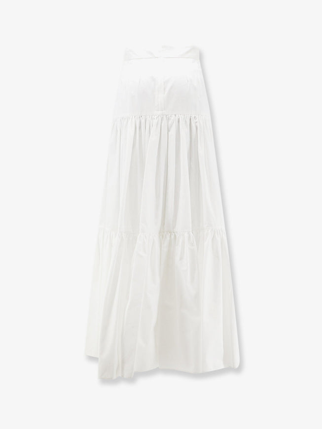 Dolce & Gabbana Flounced Poplin Long Skirt