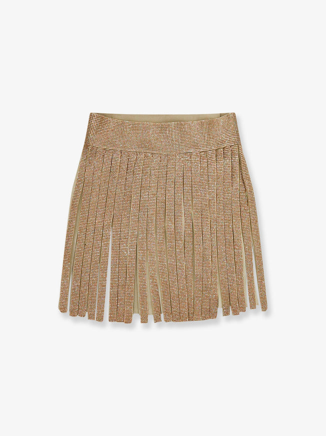 Dolce & Gabbana Skirt With Crystals 42 Nero