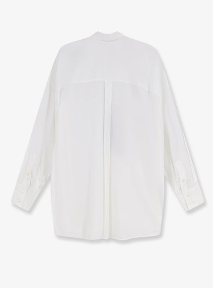 Dolce & Gabbana Oversize Cotton Shirt With Laces Profiles