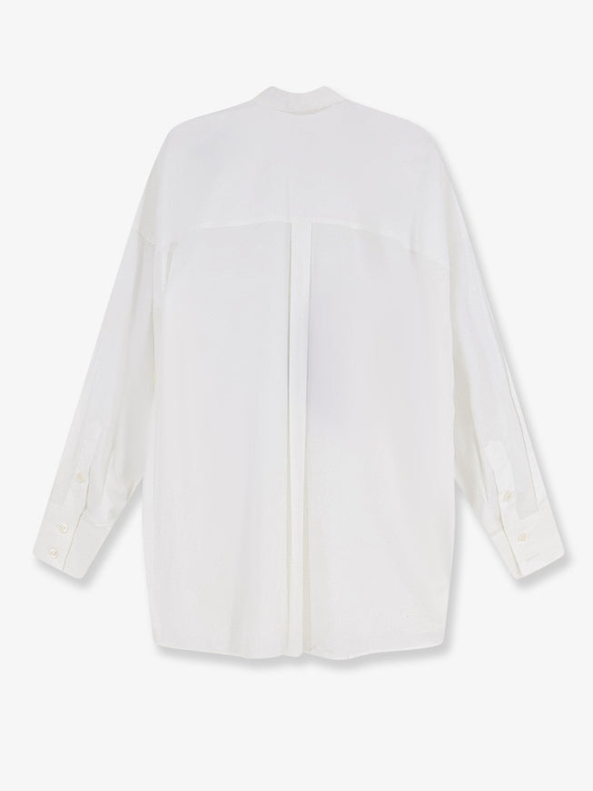 Dolce & Gabbana Oversize Cotton Shirt With Laces Profiles