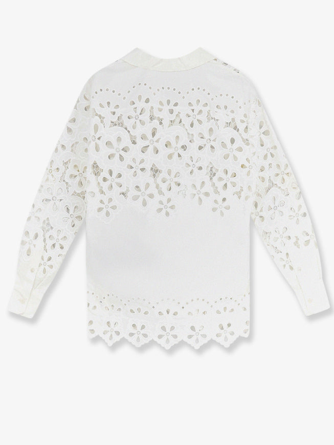 Dolce & Gabbana Cotton Shirt With Cut-Out Details