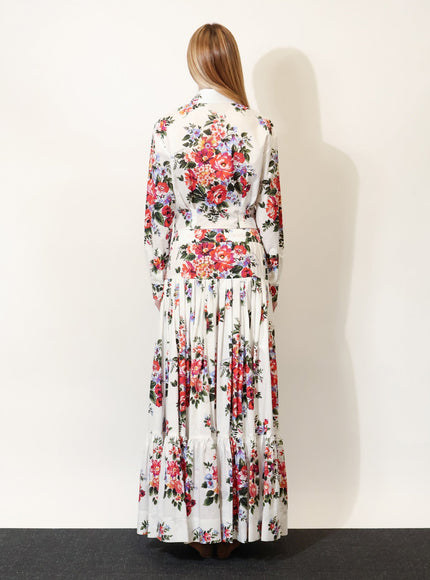 Dolce & Gabbana Cotton Shirt With Multicolor Print