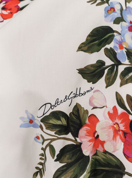 Dolce & Gabbana Cotton Shirt With Multicolor Print
