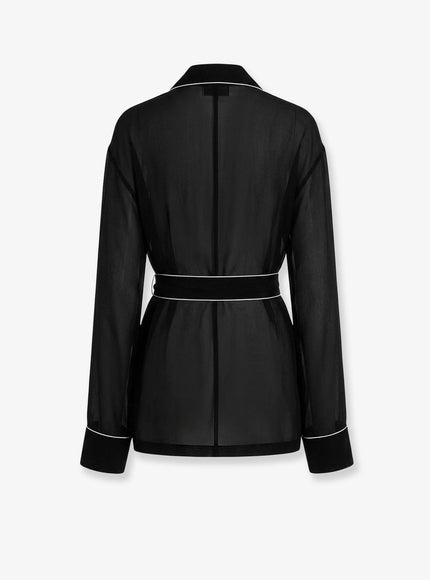 Dolce & Gabbana Camicia Pigiama Vanity In Popeline