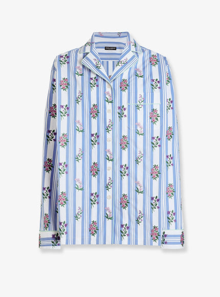 Dolce & Gabbana Pajamas Cotton Poplin Shirt 44 Rigato