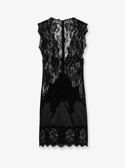 Dolce & Gabbana Lace And Satin Dress