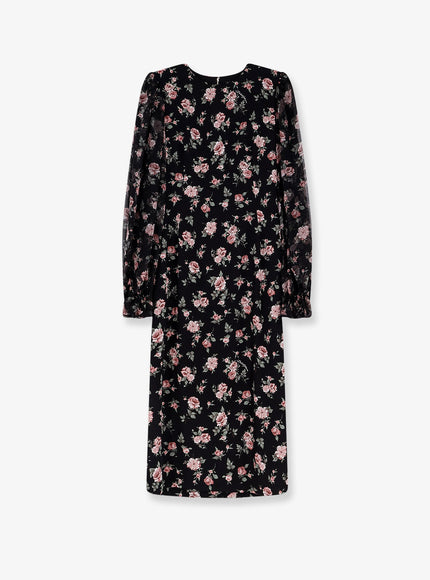 Dolce & Gabbana Stretch Silk Dress Rose Vintage