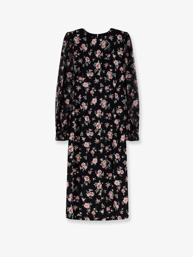 Dolce & Gabbana Stretch Silk Dress Rose Vintage