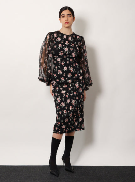 Dolce & Gabbana Stretch Silk Dress