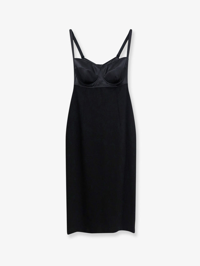 Dolce & Gabbana Stretch Fabric Dress 52 Nero