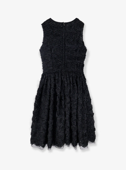 Dolce & Gabbana Dress With Embossed Roses Motif