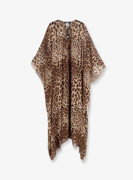 Dolce & Gabbana Kaftano Silk Dress 38 Fantasia