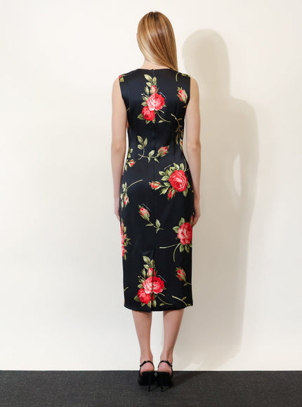 Dolce & Gabbana Viscose Dress With Iconic Print