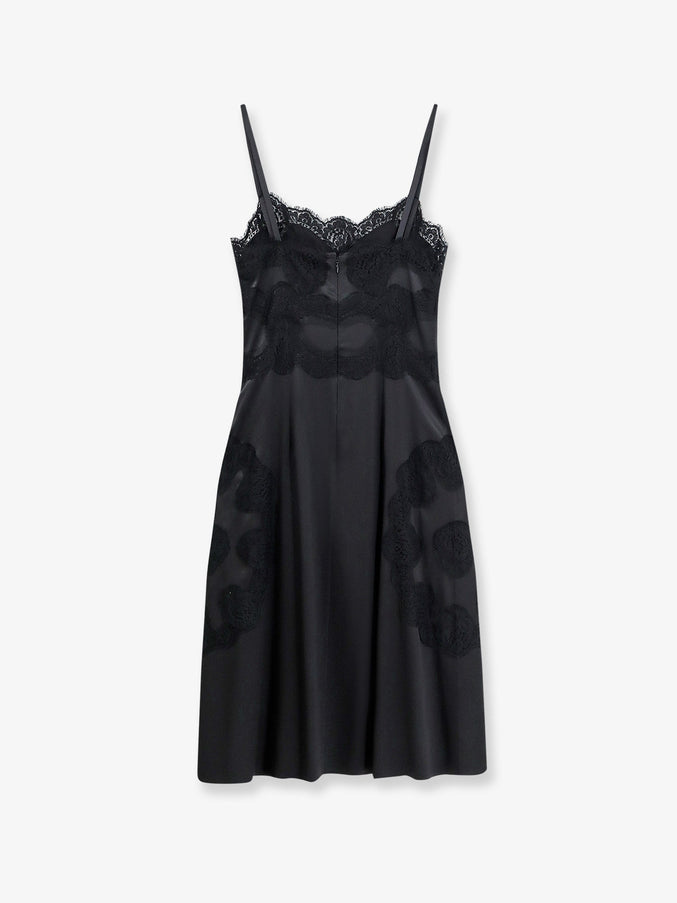 Dolce & Gabbana Slip Dress With Lace Details