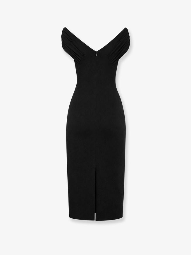 Dolce & Gabbana Fitted Organzino Crêpe Dress