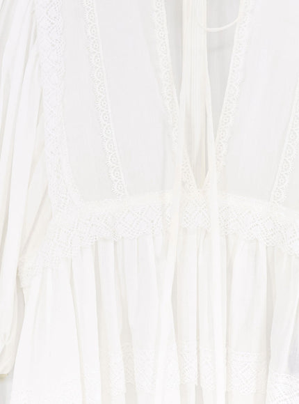Dolce & Gabbana Cotton Shirt With Laces Profiles