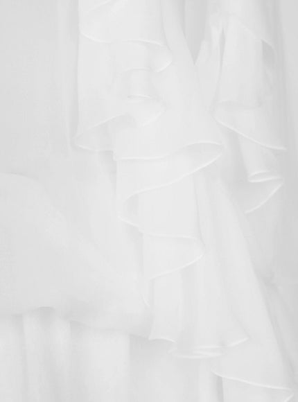 Dolce & Gabbana Chiffon Shirt With Volant