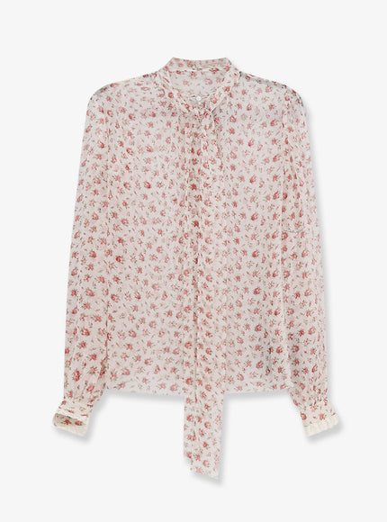 Dolce & Gabbana Chiffon Shirt 40 Rosa