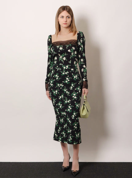 Dolce & Gabbana Silk Top With Floral Print