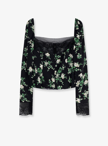 Dolce & Gabbana Silk Top With Floral Print