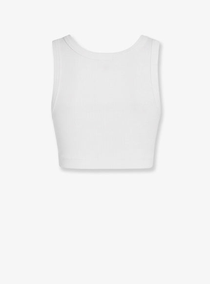 Dolce & Gabbana Cotton Top With Logo Patch