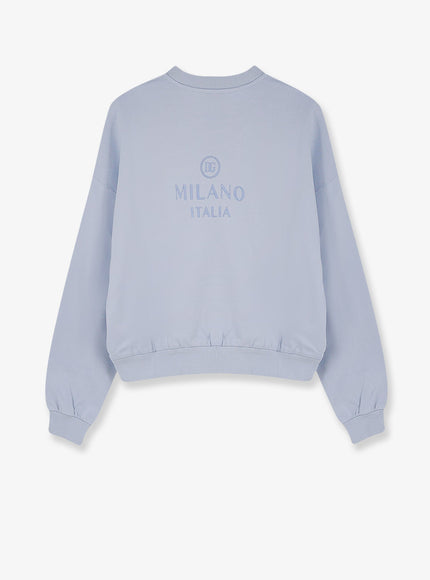 Dolce & Gabbana Cotton Sweatshirt With Iconic Logo