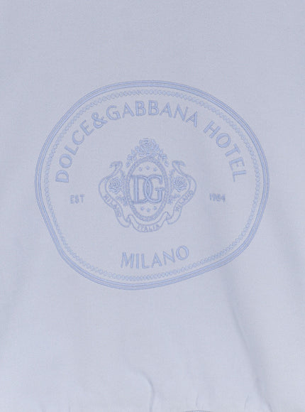 Dolce & Gabbana Cotton Sweatshirt With Iconic Logo