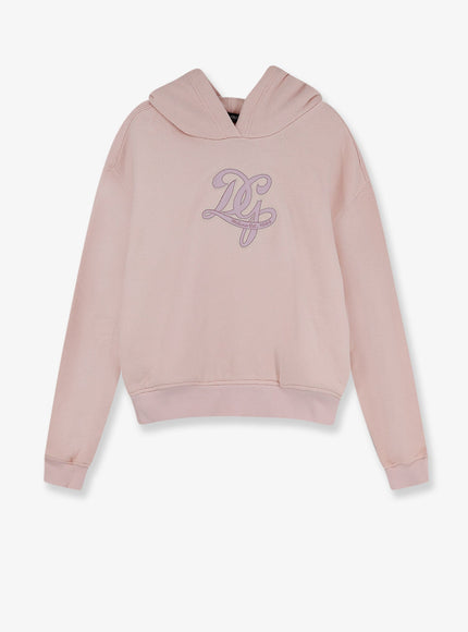 Dolce & Gabbana Cotton Sweatshirt With Logo Grigio