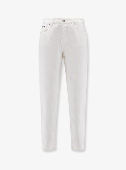 Dolce & Gabbana Audrey White Denim Trousers 44 Bianco