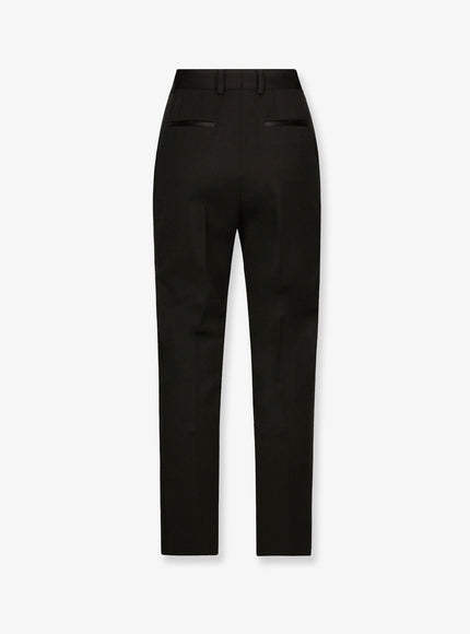Dolce & Gabbana Tuxedo Virgin Wool And Silk Trousers