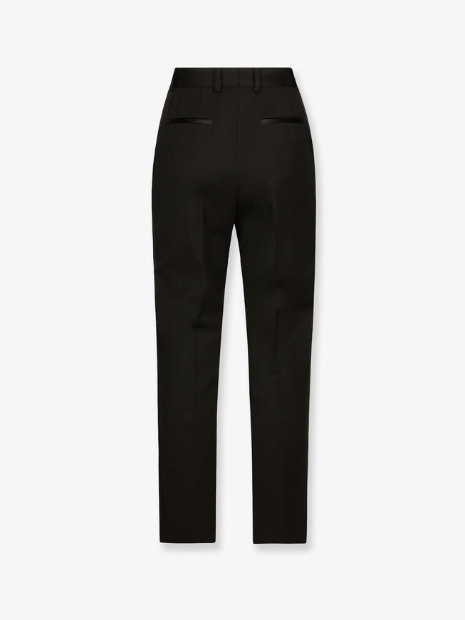 Dolce & Gabbana Tuxedo Virgin Wool And Silk Trousers