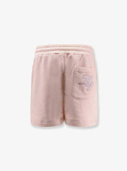 Dolce & Gabbana Cotton Shorts With Embroidered Logo On The Back
