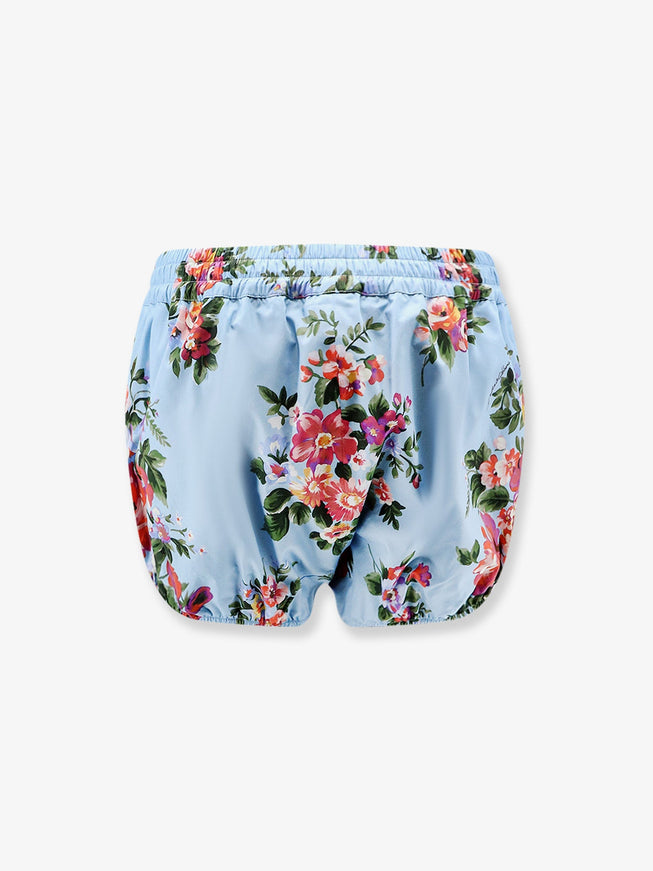 Dolce & Gabbana Poplin Culottes With Flower Print