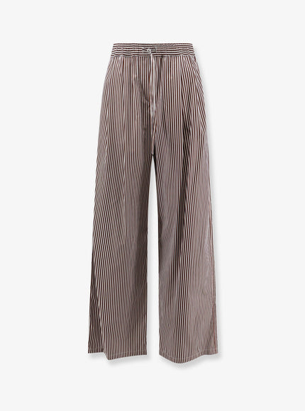 Dolce & Gabbana Pajamas Cotton Poplin Trousers Rigato