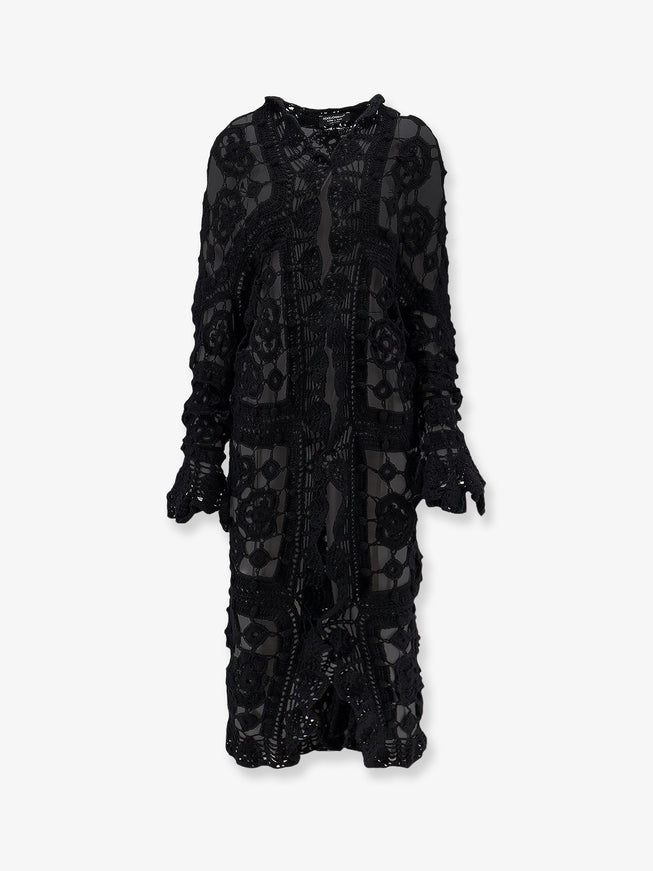 Dolce & Gabbana Virgin Wool Cardigan 36 Nero