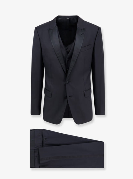 Dolce & Gabbana Martini Tuxedo With Vest 50 Nero